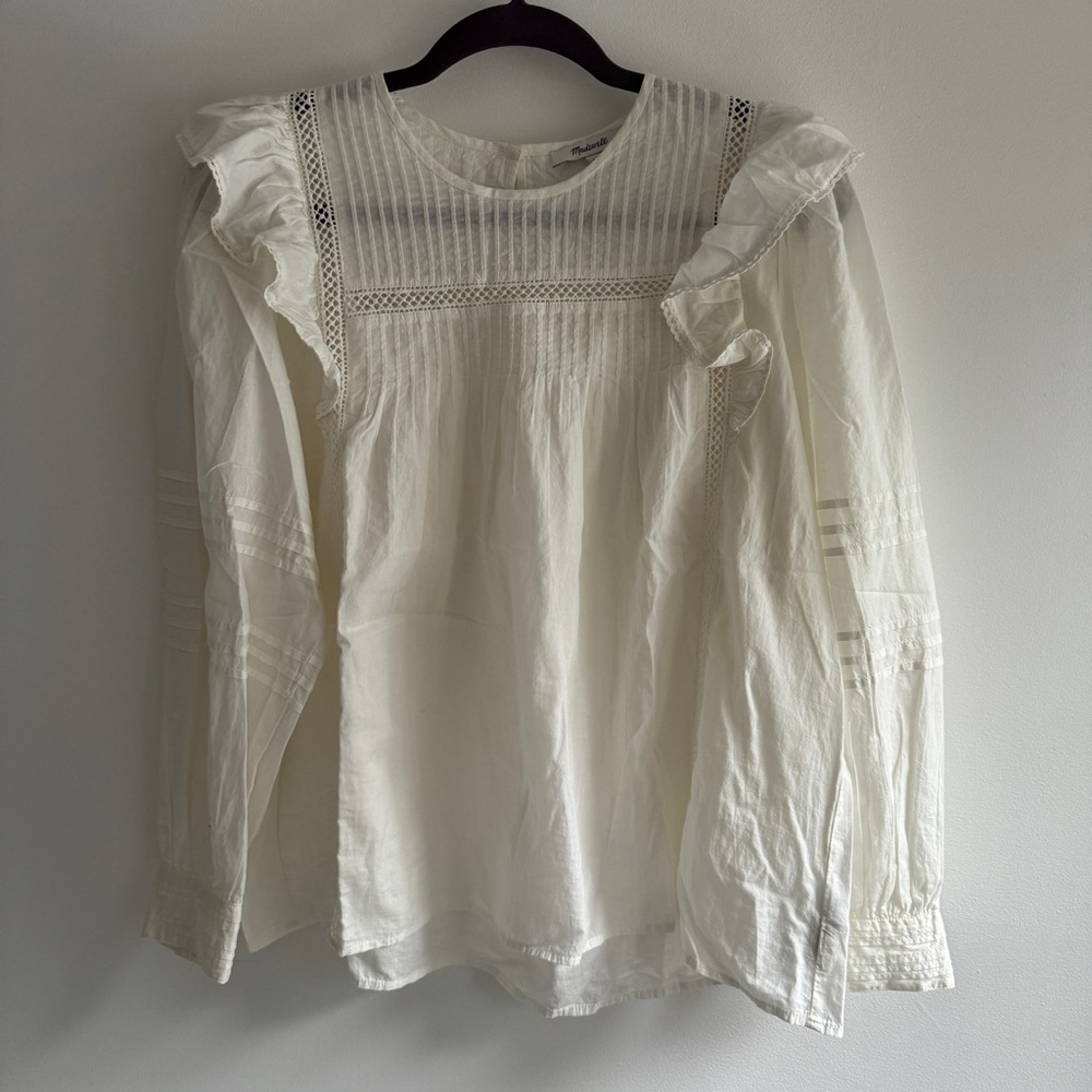Madewell Peasant Blouse | Size Medium